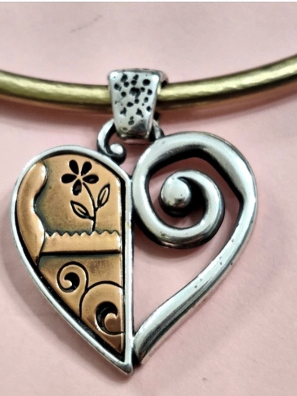 Brighton Pablos Passion Reversible Heart Pendant